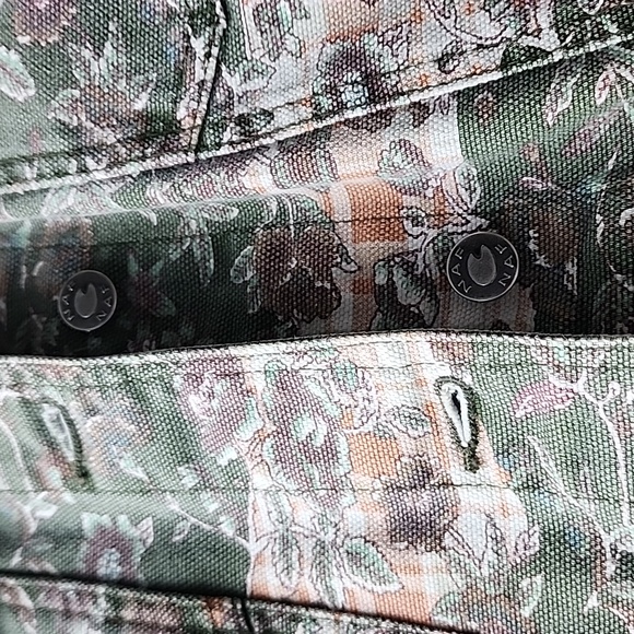 Vintage Naf Naf Floral Cottagecore Printed Cotton Denim Jacket - Picture 2 of 8